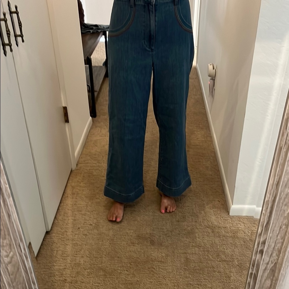 Madewell Cropped Wide Leg Jean